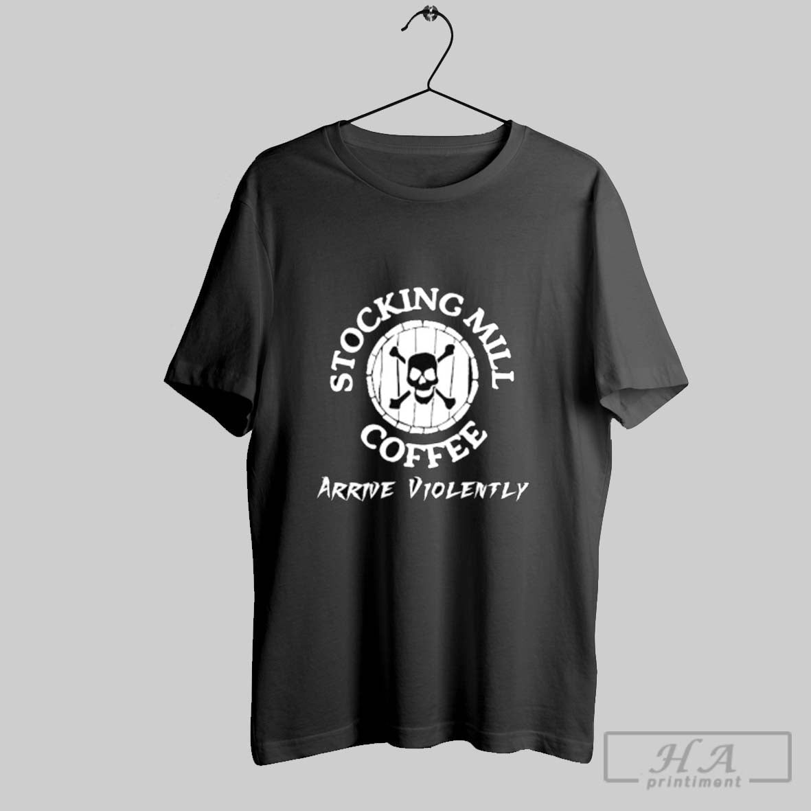 Official Skull Stocking Mill Coffee Arrive Violently