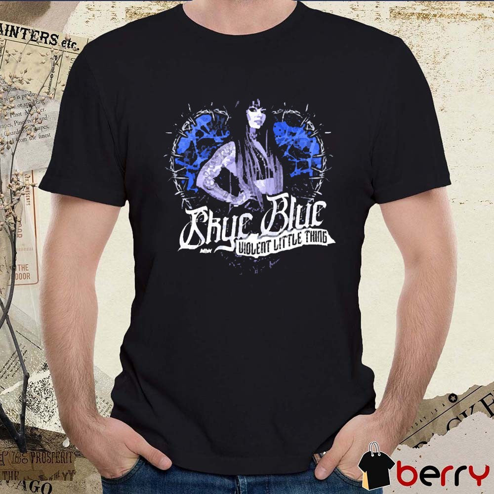 Skye Blue Violent Little Thing AEW 2025 Vintage t-shirt