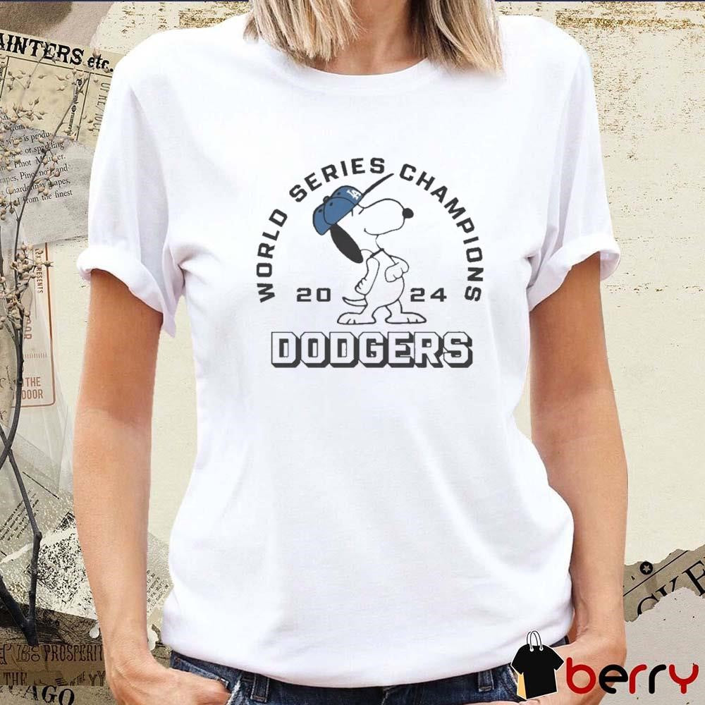 Snoopy World Series Champions Los Angeles Dodgers MLB 2024 t-shirt