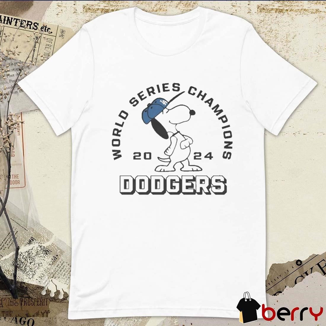 Snoopy World Series Champions Los Angeles Dodgers MLB 2024 t-shirt