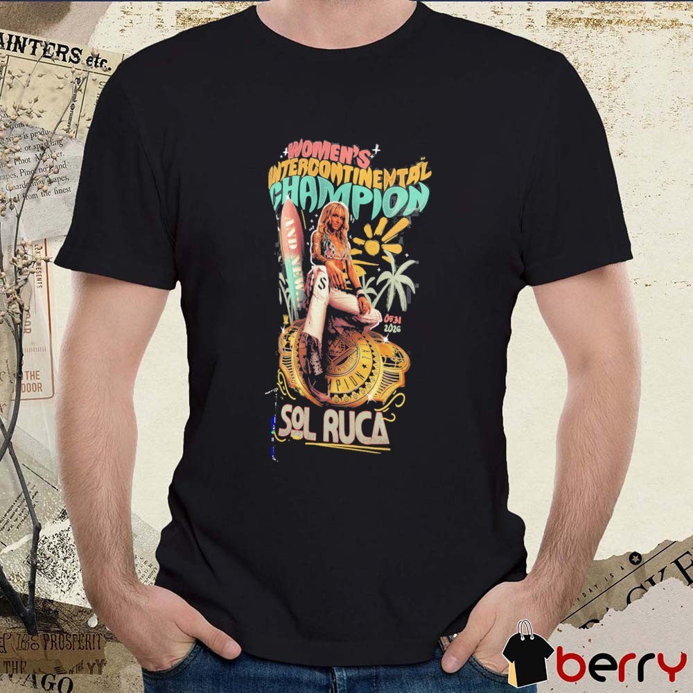 Sol Ruca And New Women’s Intercontinental Champion Photo WWE t-shirt