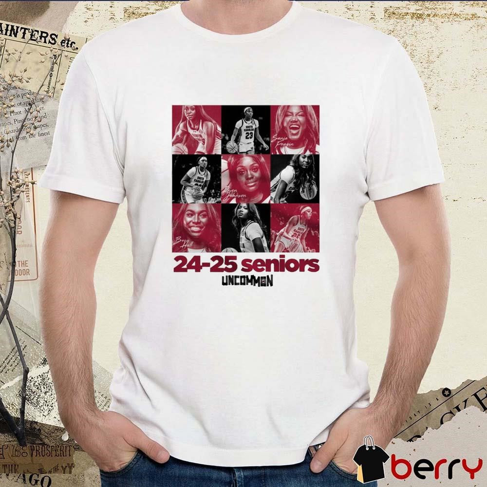 South Carolina Gamecocks Women’s 24-25 Senior Uncommon Sania Feagin Raven Johnson Bree Hall Painting t-shirt