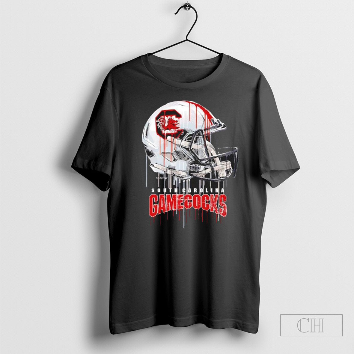 Official South Carolina Gamecocks Dripping Football Helmet
