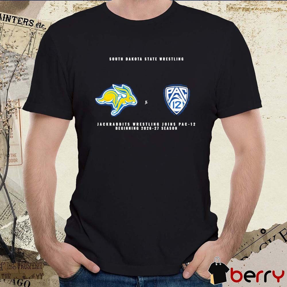 South Dakota State Wrestling Jackrabbits Wrestling Joins Pac-12 Beginning 2026-27 Season t-shirt