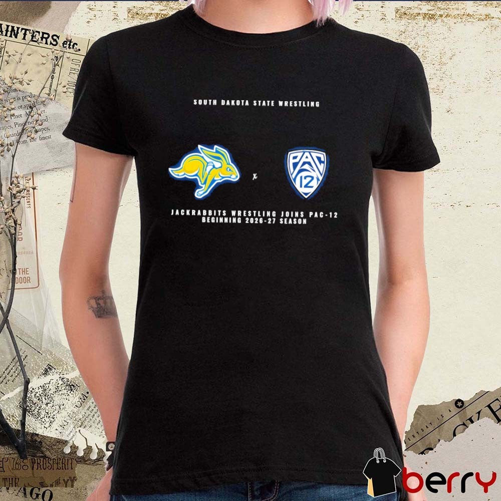 South Dakota State Wrestling Jackrabbits Wrestling Joins Pac-12 Beginning 2026-27 Season t-shirt