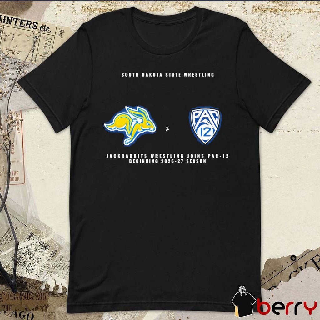 South Dakota State Wrestling Jackrabbits Wrestling Joins Pac-12 Beginning 2026-27 Season t-shirt