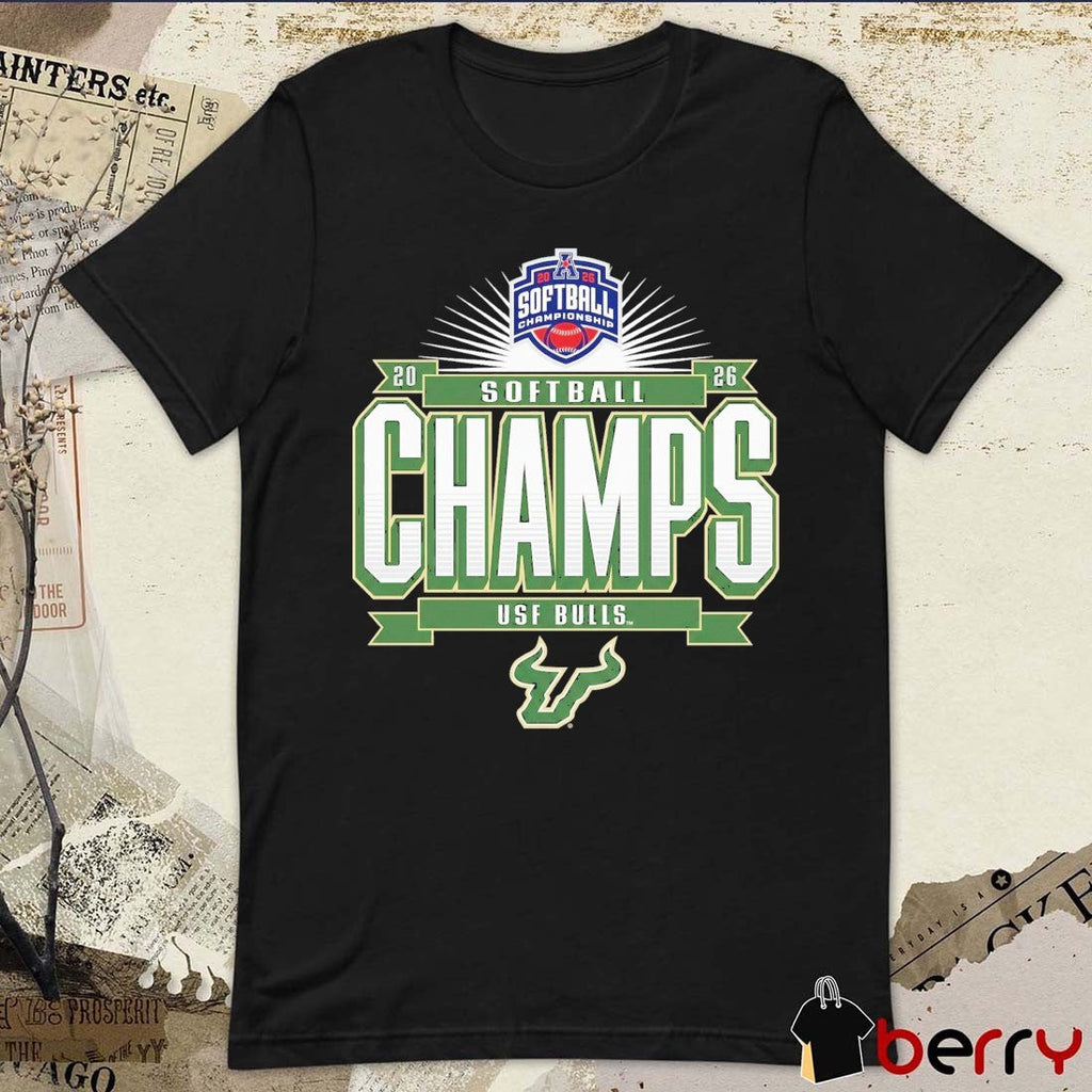 South Florida Bulls 2026 NCAA American Conference Softball Tournament Champions t-shirt
