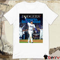Special 2024 World Series Commemorative Dodgers Sport Illustrated Comeback Kids Freddie Freeman Lead L.A. Poster t-shirt