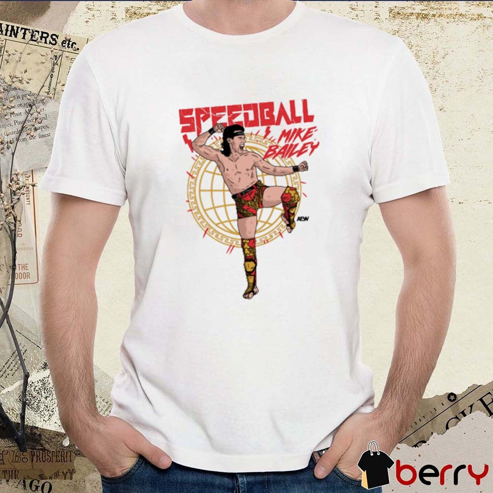 Speedball Mike Bailey TKD AEW 2025 Painting t-shirt