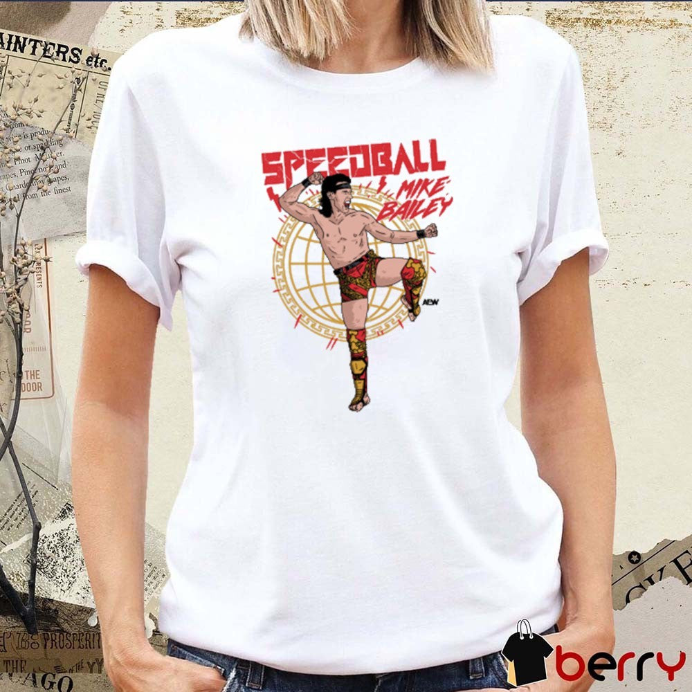 Speedball Mike Bailey TKD AEW 2025 Painting t-shirt