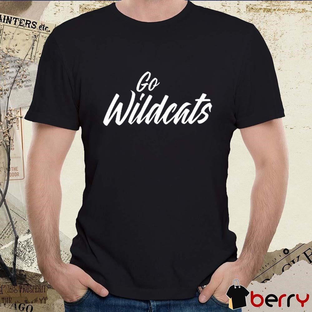 Spencer Linton Wearing Go Wildcats t-shirt