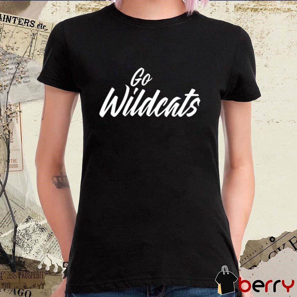 Spencer Linton Wearing Go Wildcats t-shirt