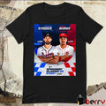 Spencer Strider Braves and Chase Burns Reds MLB Speedway Classic 2025 Signatures Poster t-shirt