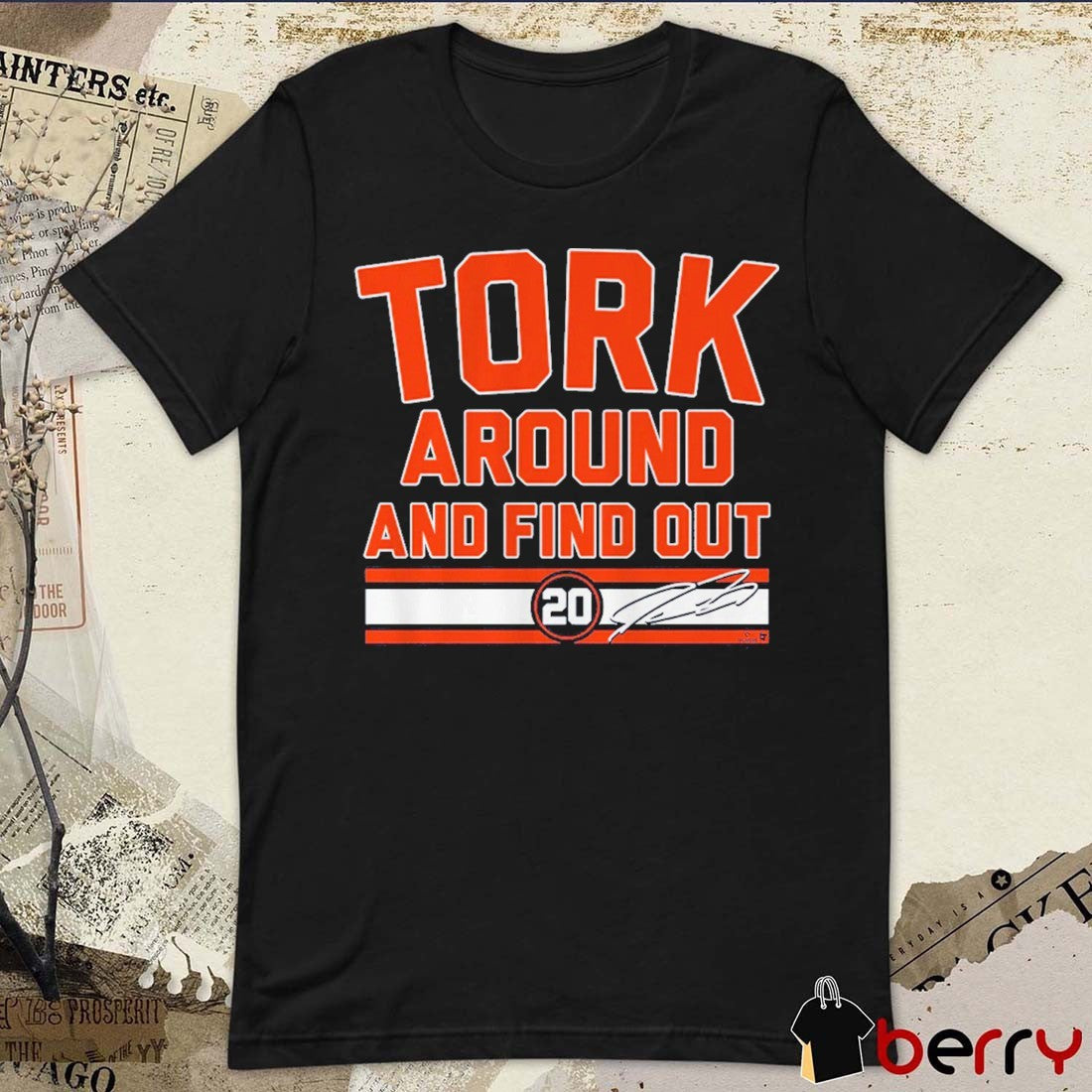 Spencer Torkelson Tork Around and Find Out Detroit Tigers MLB Signature t-shirt