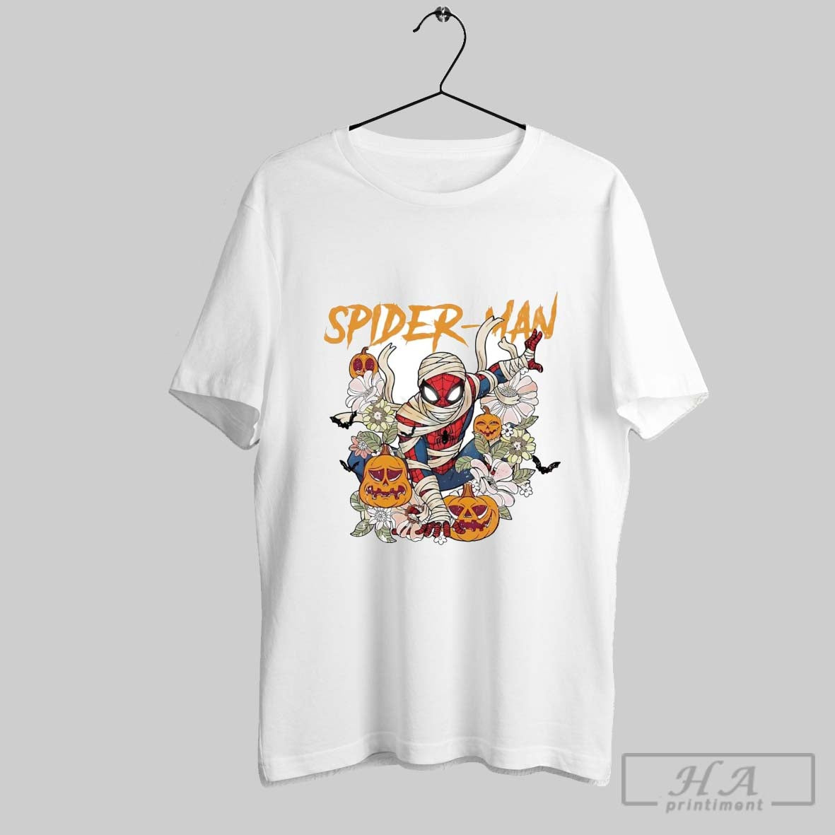 Official Spiderman Mummy Pumpkin Halloween
