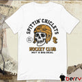 Spittin’ Chiclets Hockey Club Not A Big Deal Skull Helmet Est 2016 t-shirt
