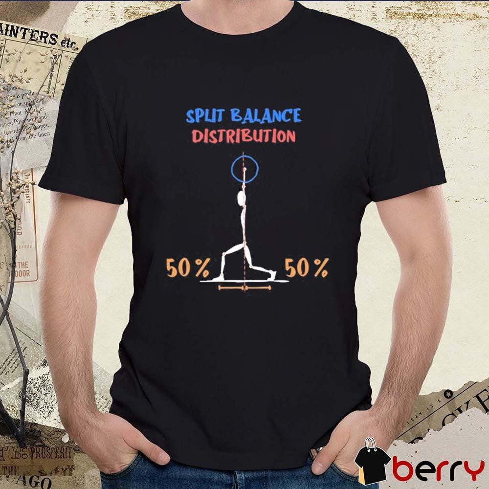 Split Balance Distribution t-shirt
