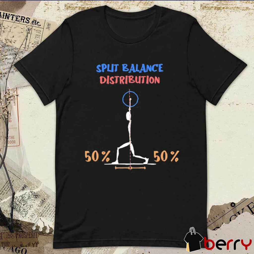 Split Balance Distribution t-shirt