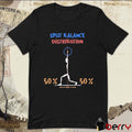 Split Balance Distribution t-shirt