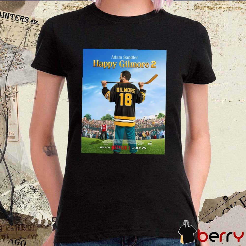 Sports Illustrated Adam Sandler Happy Gilmore 2 On Netflix July 25 2025 Poster t-shirt