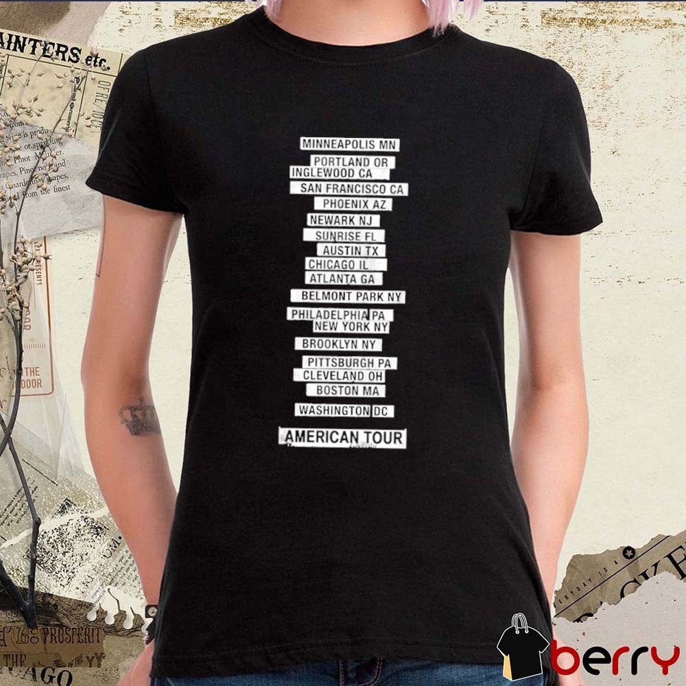 Springsteen & The E Street Band 2026 Land Of Hope and Dreams American Tour Minneapolis MN Portland OR t-shirt