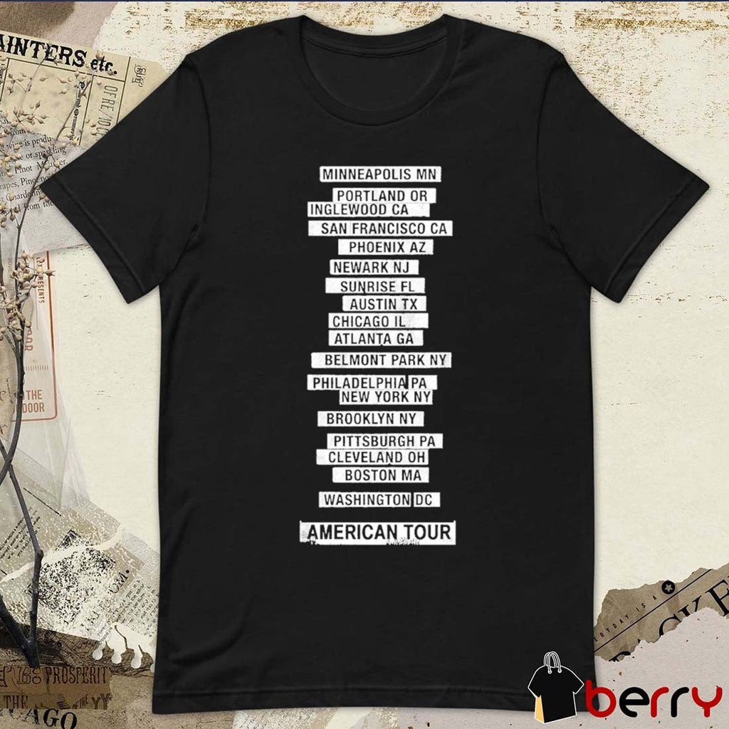 Springsteen & The E Street Band 2026 Land Of Hope and Dreams American Tour Minneapolis MN Portland OR t-shirt