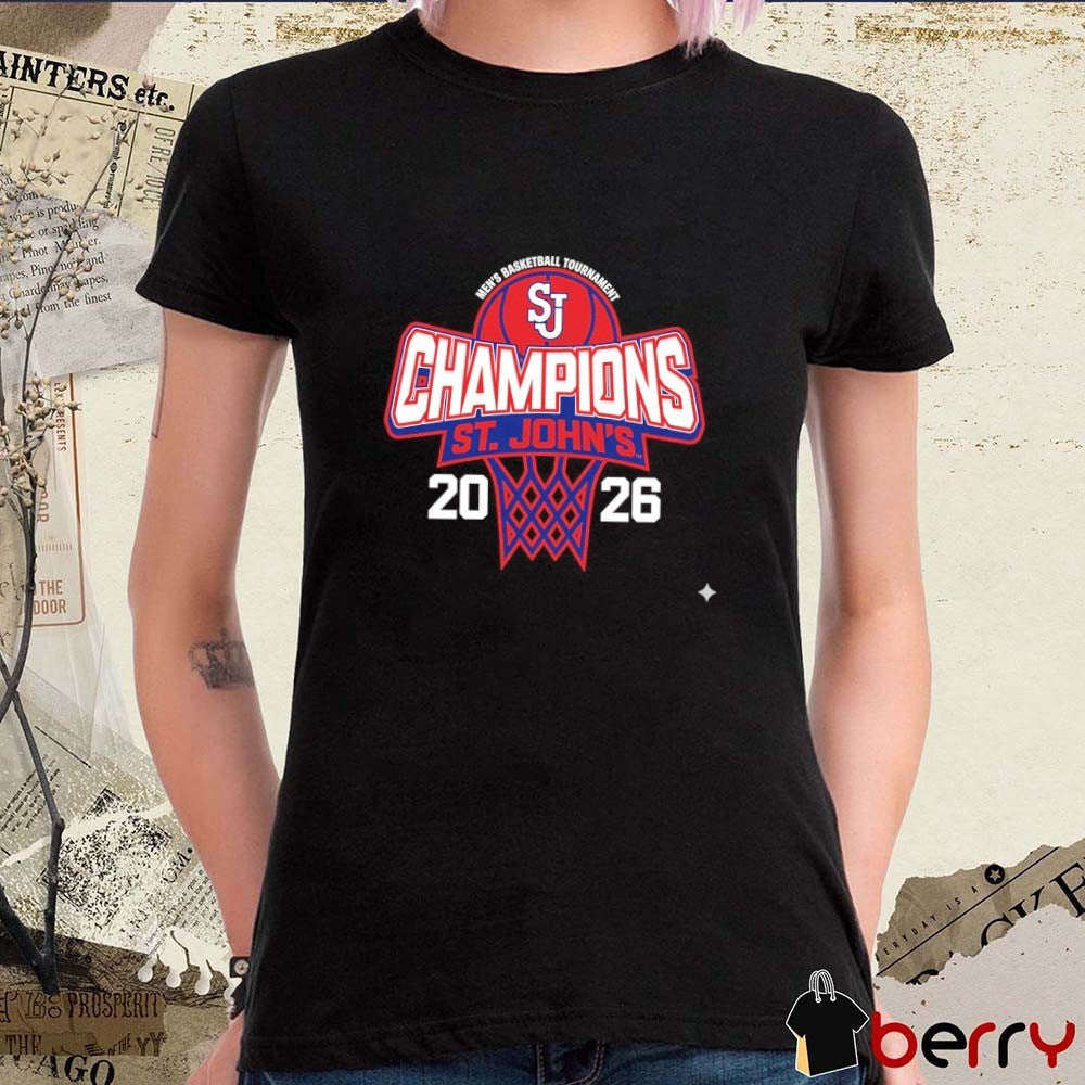 St. John’s Red Storm 2026 Big East Men’s Basketball Tournament Champions t-shirt