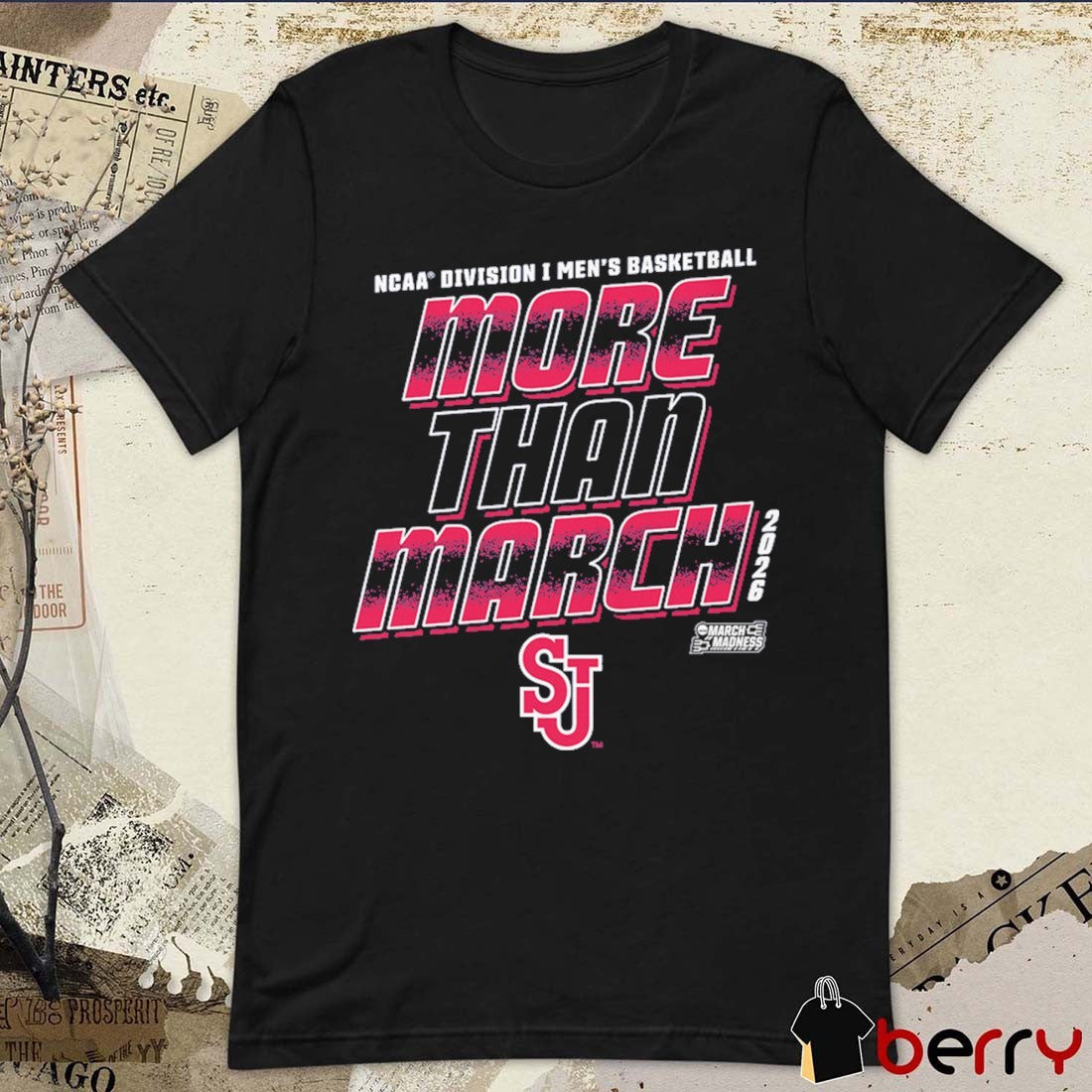 St. John’s Red Storm 2026 NCAA Division I Men’s Basketball More Than March t-shirt