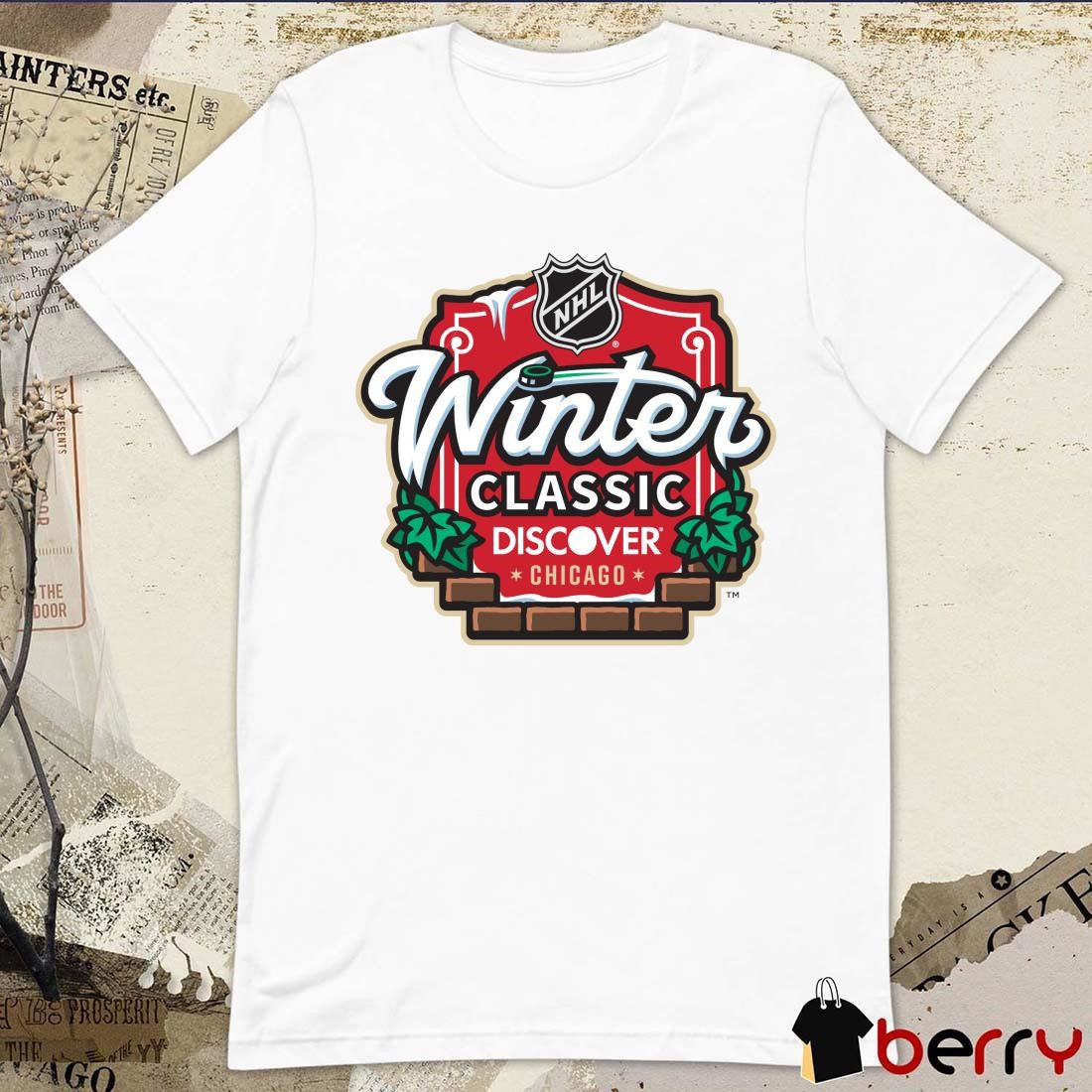 St. Louis Blues vs. Chicago Blackhawks NHL Winter Classic Discover Chicago t-shirt