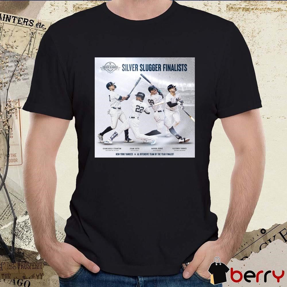 Stanton Soto Judge Torres NY Yankees AL Offensive Team Of The Year Finalist MLB Silver Slugger Award finalists Poster t-shirt