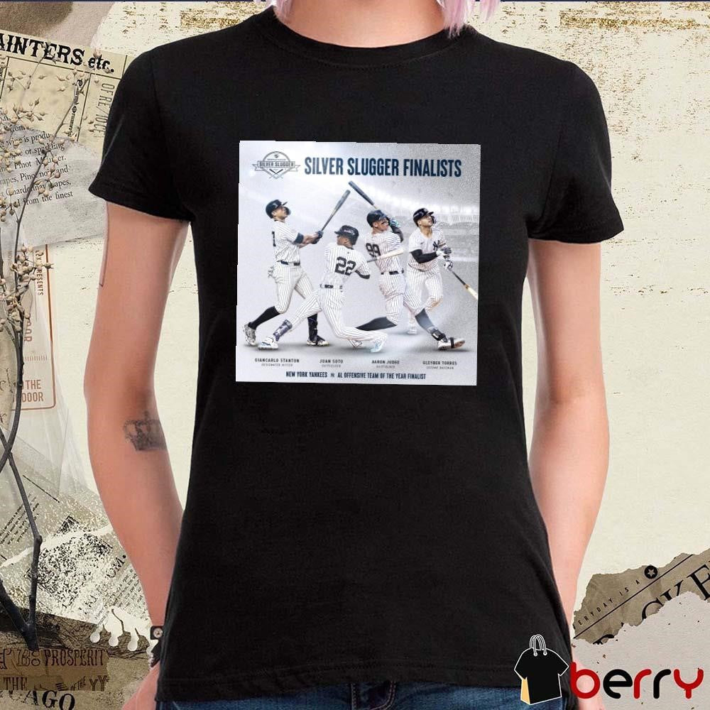 Stanton Soto Judge Torres NY Yankees AL Offensive Team Of The Year Finalist MLB Silver Slugger Award finalists Poster t-shirt
