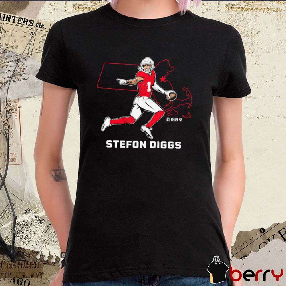 Stefon Diggs State Star New England Patriots Football 2025 NFL Graphic t-shirt
