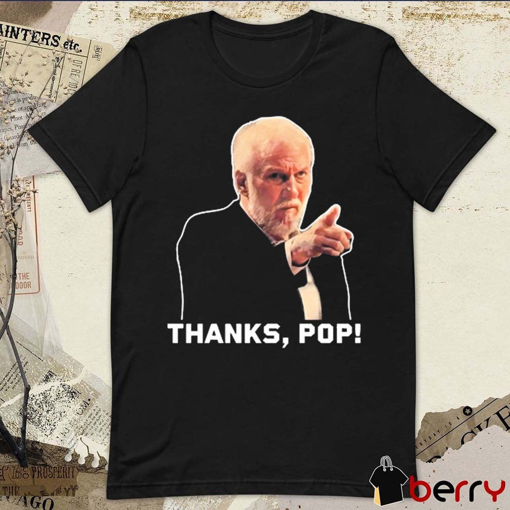 Steve Kerr Ime Udoka Wearing Gregg Popovich Thanks, Pop New t-shirt