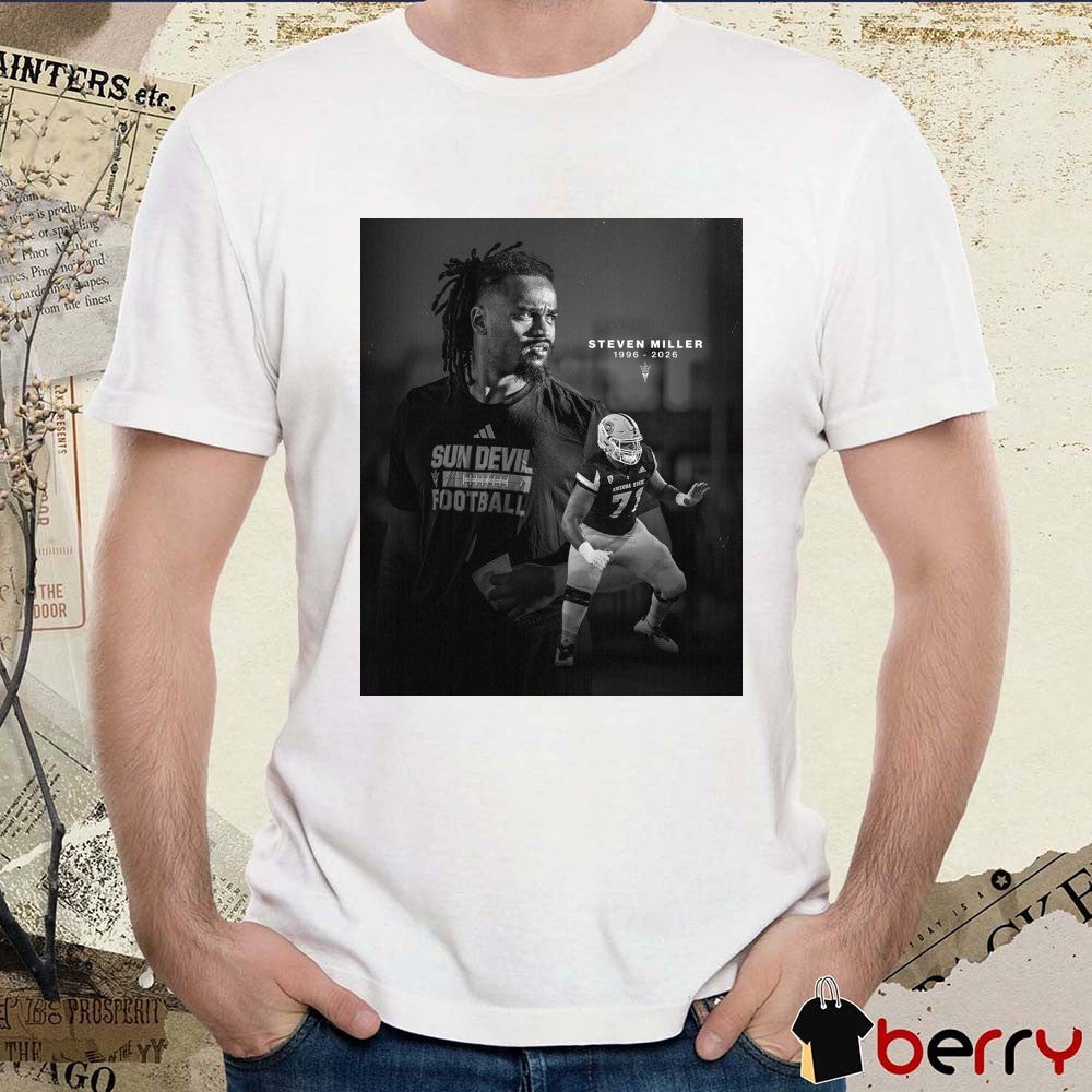 Steven Miller 1996 – 2026 Sun Devil Football t-shirt