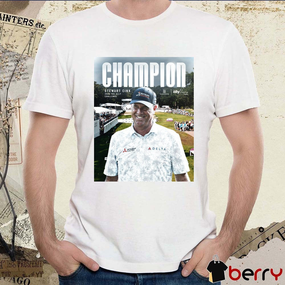 Stewart Cink 2025 Champion The Ally Challenge at Warwick Hills PGA Tour Poster t-shirt