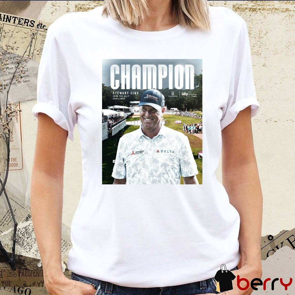 Stewart Cink 2025 Champion The Ally Challenge at Warwick Hills PGA Tour Poster t-shirt