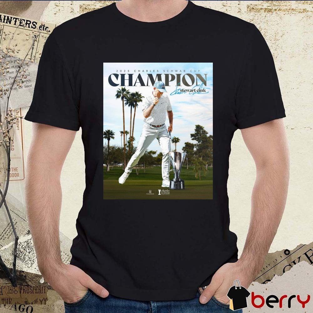 Stewart Cink 2025 Charles Schwab Cup Championship Phoenix, Arizona PGA Tour Signature Poster t-shirt