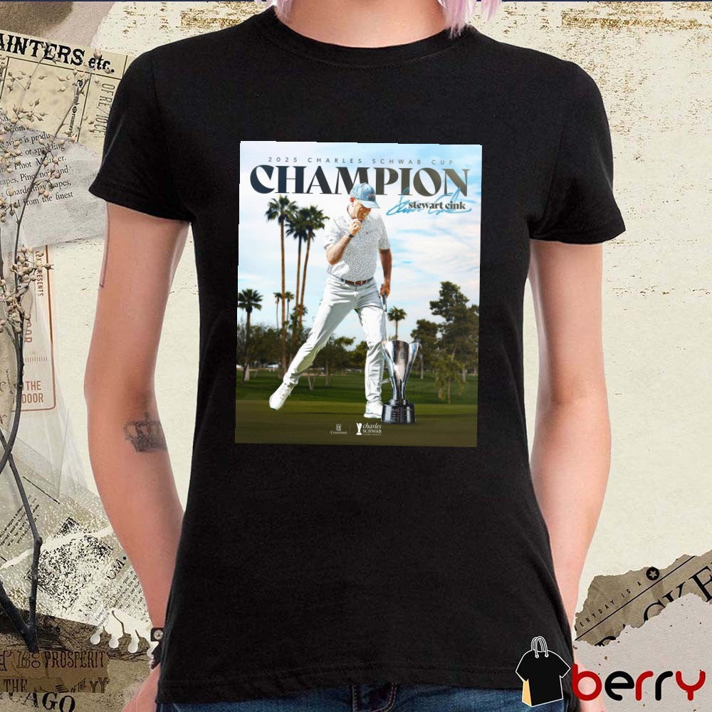 Stewart Cink 2025 Charles Schwab Cup Championship Phoenix, Arizona PGA Tour Signature Poster t-shirt