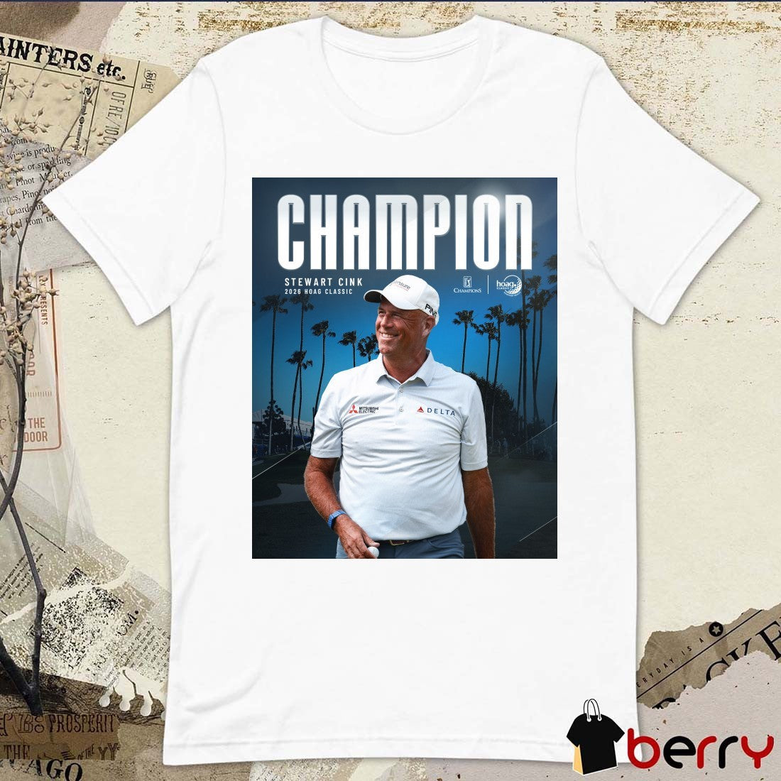 Stewart Cink 2026 HOAG Classic PGA Tour Champions Poster t-shirt