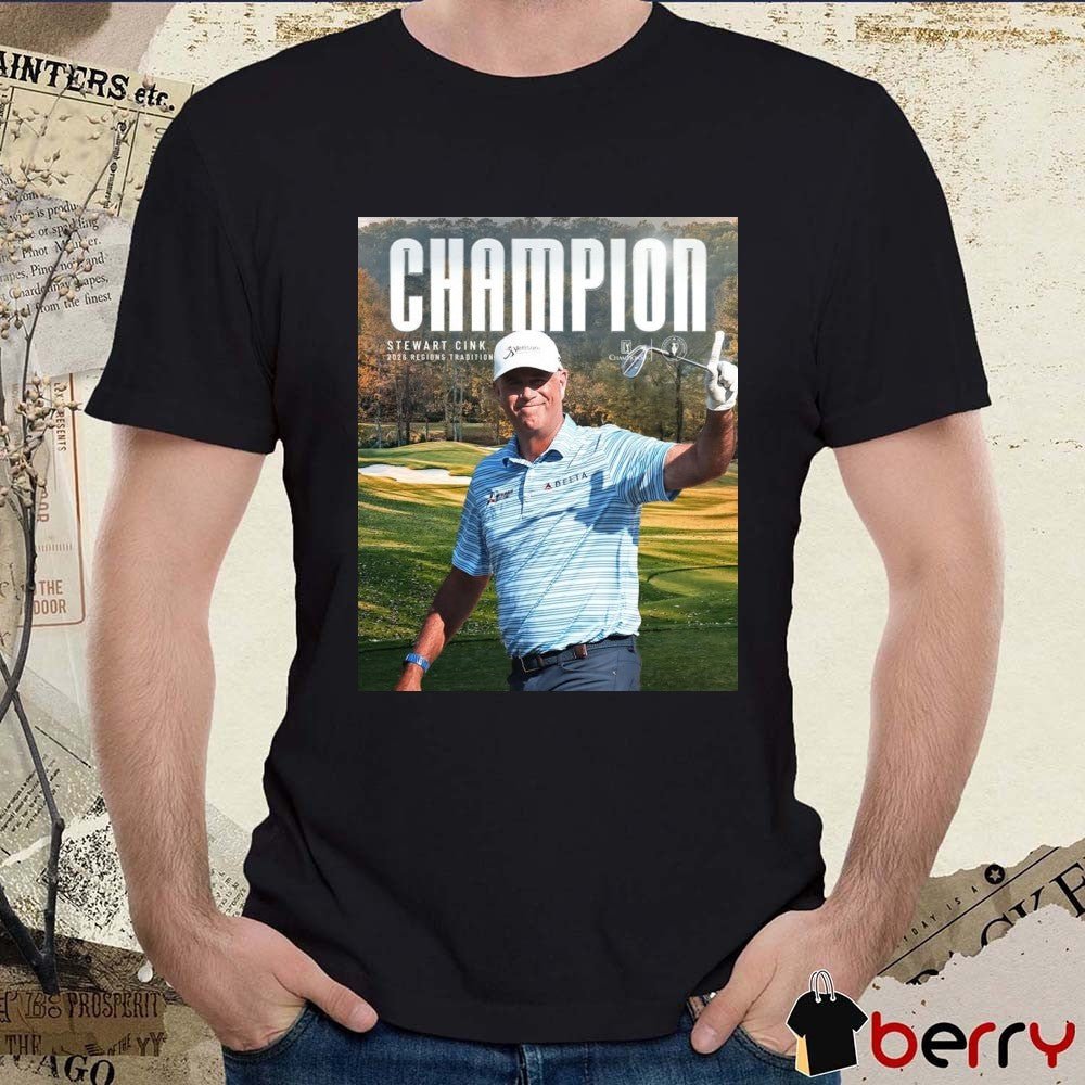 Stewart Cink 2026 Regions Tradition Champion PGA TOUR Poster t-shirt