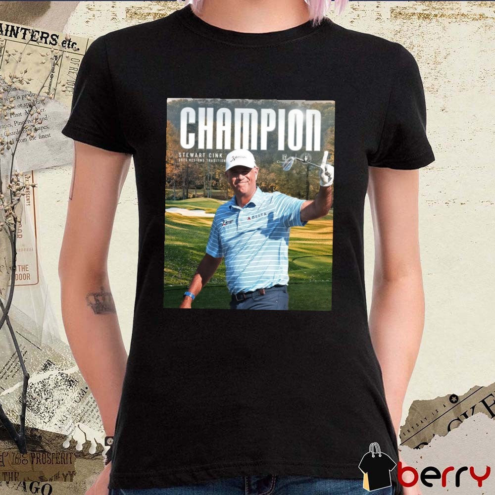 Stewart Cink 2026 Regions Tradition Champion PGA TOUR Poster t-shirt