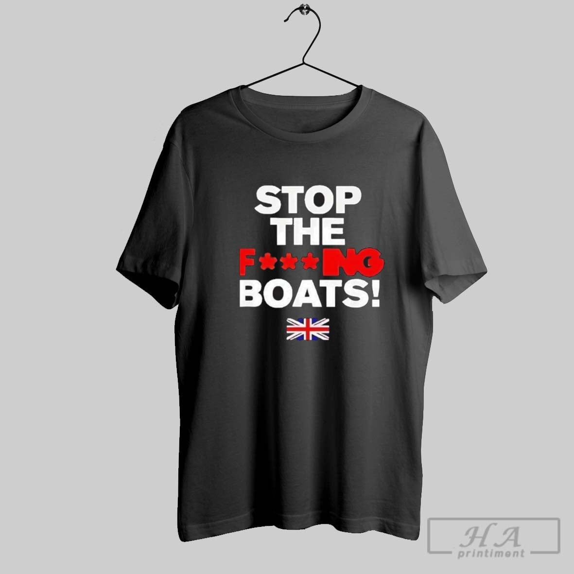 Official Stop The Fing Boats Uk Flag Shirt Tee Shirt 2025