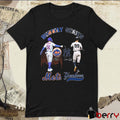 Subway Series Francisco Lindor Aaron Judge New York Mets New York Yankees Signatures t-shirt