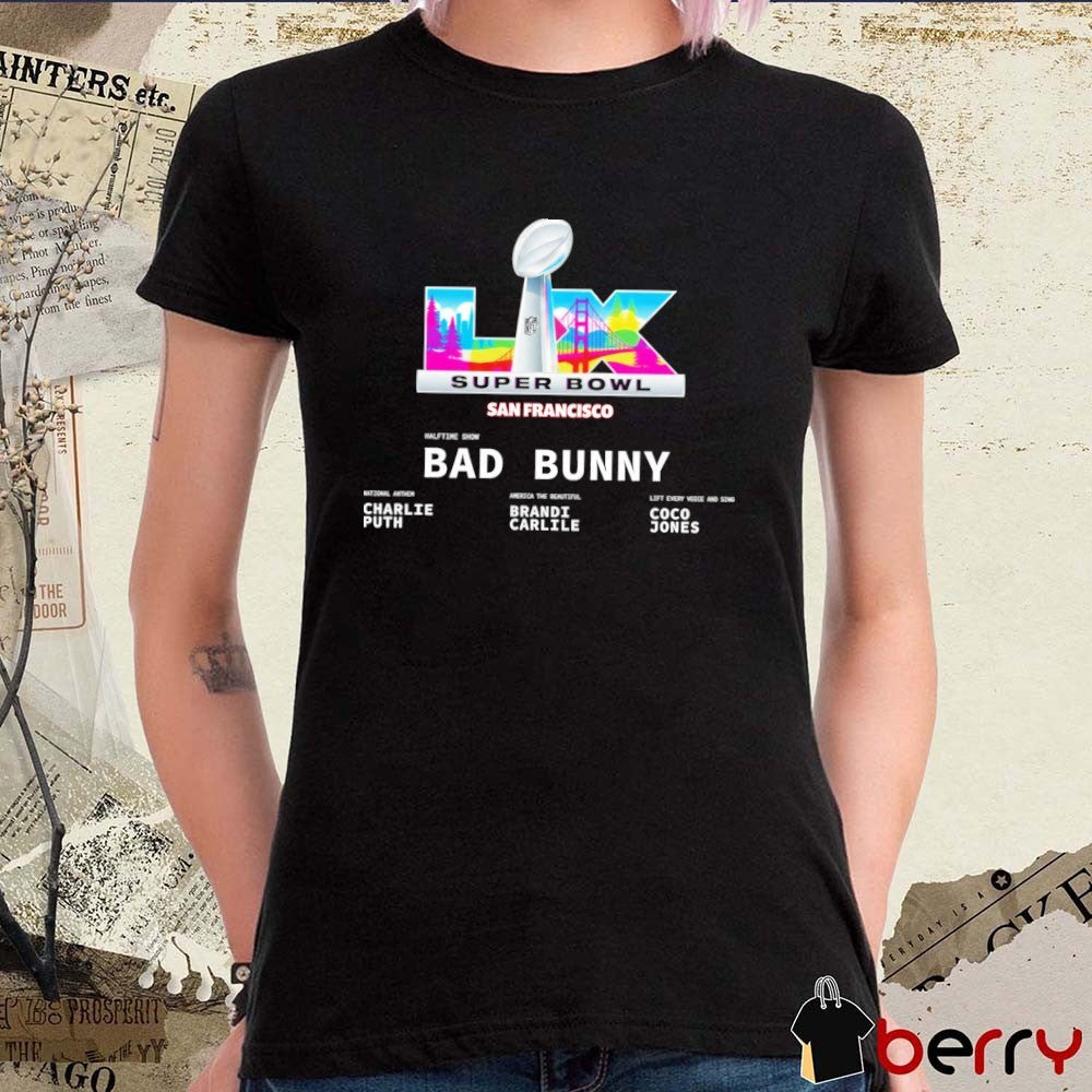 Super Bowl LX San Francisco Halftime Show Bad Bunny 2026 t-shirt