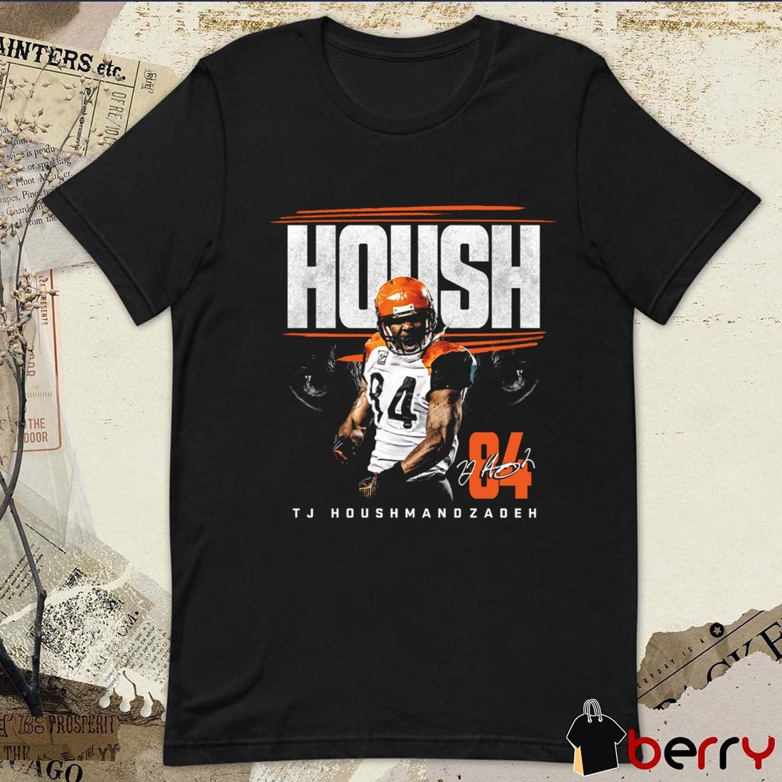 T.J. Houshmandzadeh Housh Cincinnati Bengals NFL Football Graphic Signature t-shirt