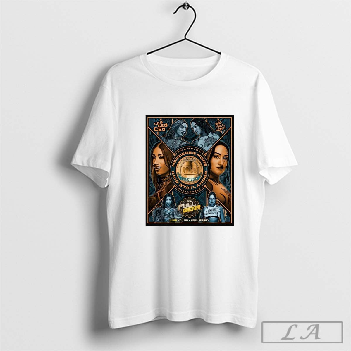 Official Tbs Champion Mercedes Mone Varnado Vs Kris Statlander Challenger Aew Full Gear Poster