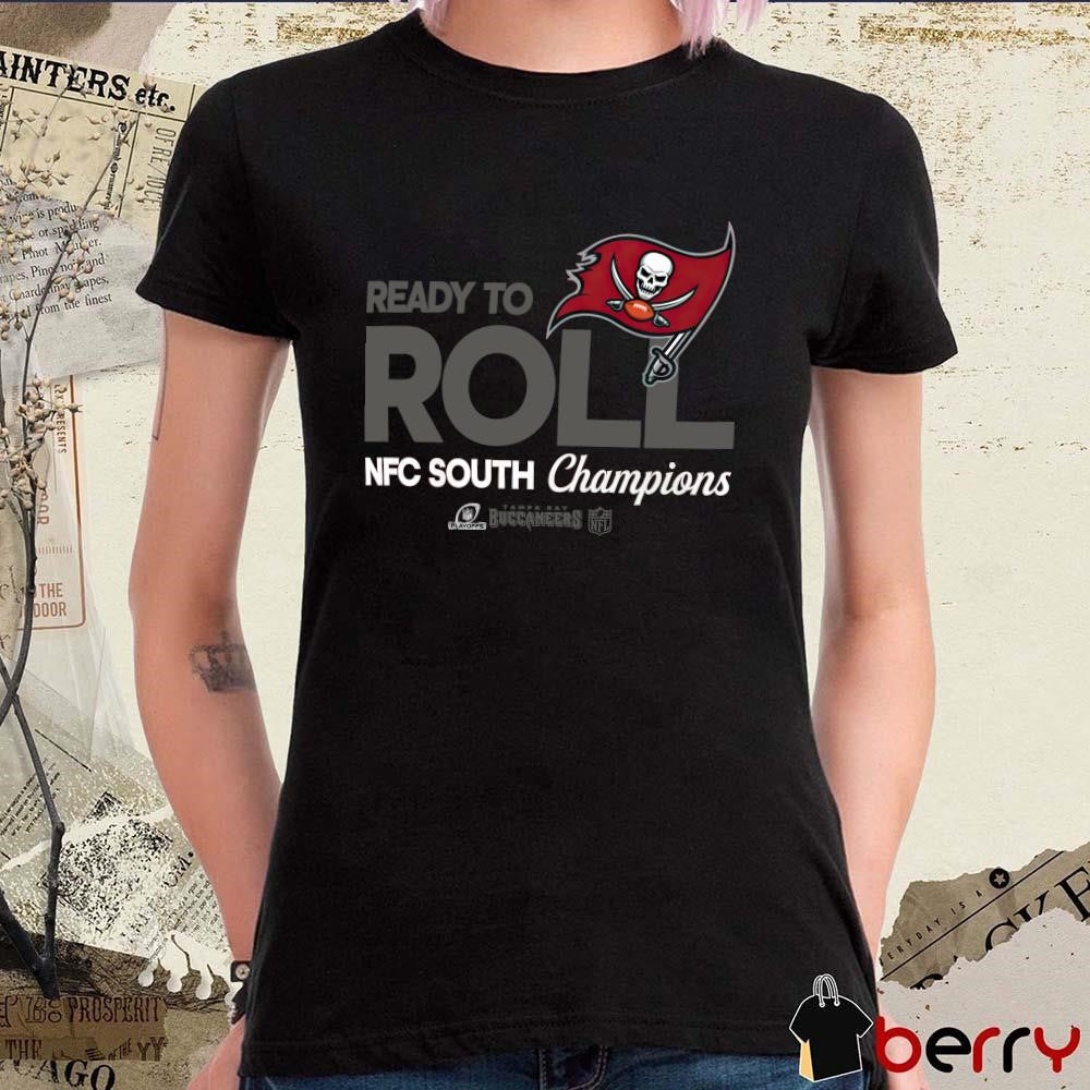 Tampa Bay Buccaneers Ready To Roll 2024 NFC South Division Champions NFL Playoffs Locker Room t-shirt