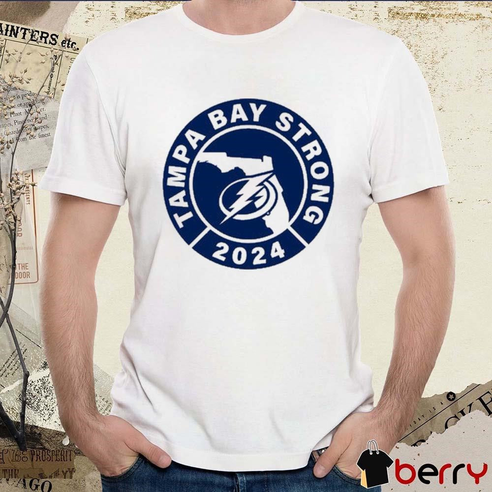 Tampa Bay Lightning Tampa Bay Strong 2024 Logo t-shirt