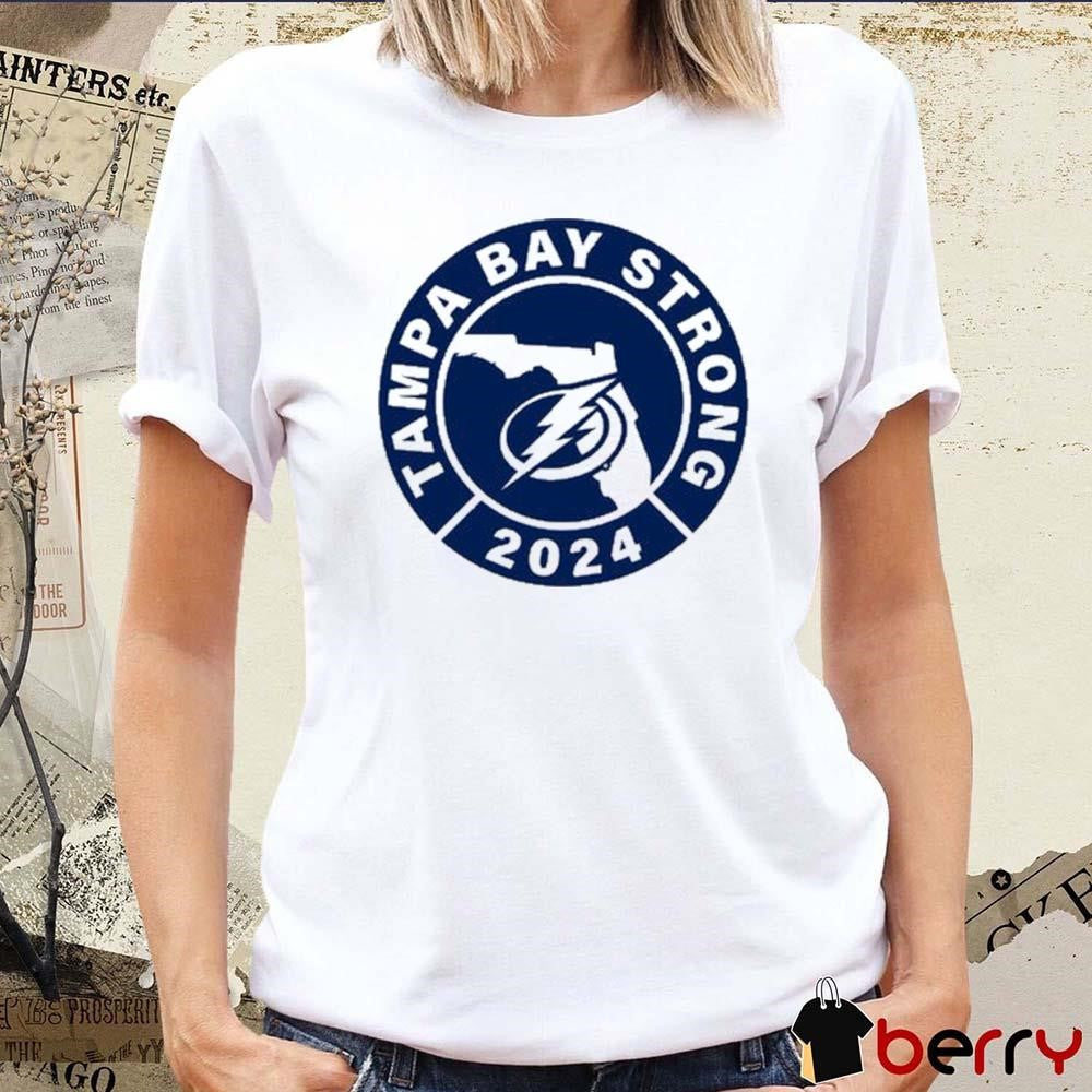 Tampa Bay Lightning Tampa Bay Strong 2024 Logo t-shirt