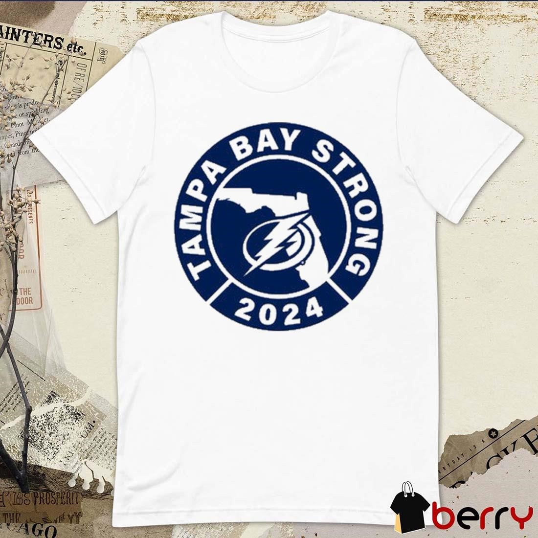 Tampa Bay Lightning Tampa Bay Strong 2024 Logo t-shirt